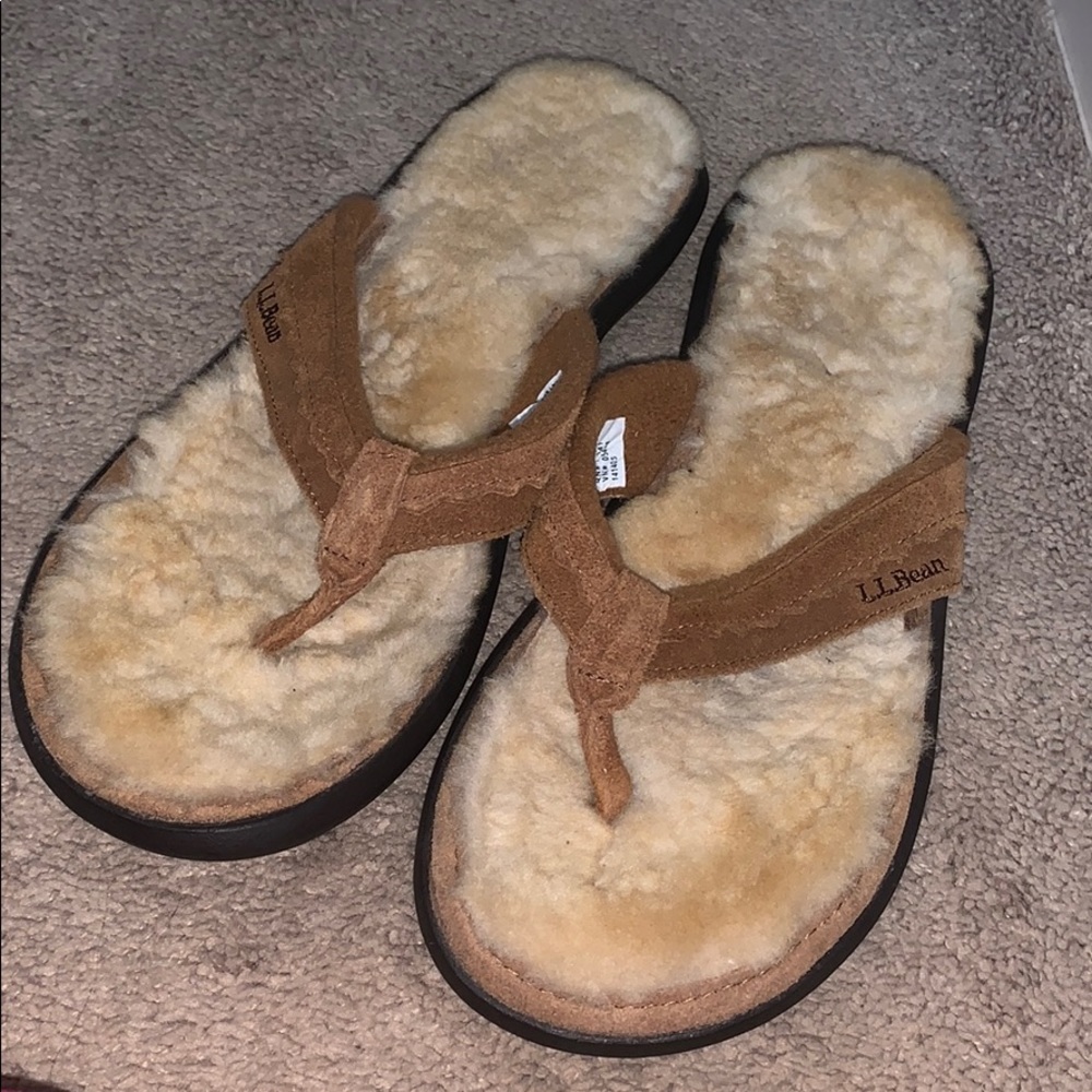LL Bean Wicked Good Slipper Flip Flops, size 9
